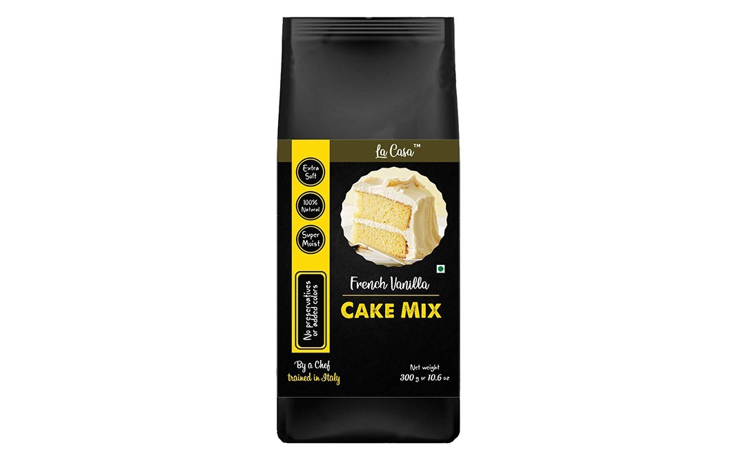 La Casa French Vanilla Cake Mix    Pack  300 grams